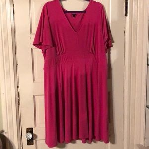 Torrid 4 Pink Knit Skater Dress